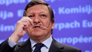 European Commission President Jose Manuel Barroso gives a news conference