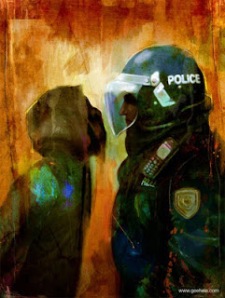 Anarchist-vs-police