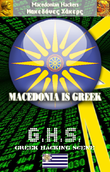 Macedonian Hackers GHS