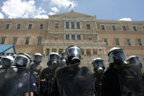 Greeks March In Protest To Austerity Cuts
