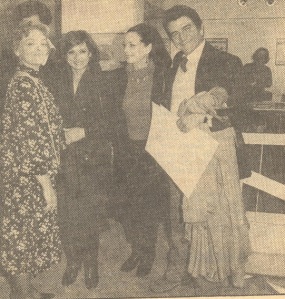 4.Μαρία Ρουσέα, Αννα Φόνσου, Τζένη Ρουσσέα, Αγγελος Αντωνόπουλος το 1983.