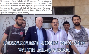 Ο McCaine με τους ισλαμοφασίστες στην Συρία