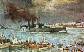 Το Αβέρωφ, το πρώτο Ελληνικο πλοίο στην Κωνσταντινούπολη μετά το 1453