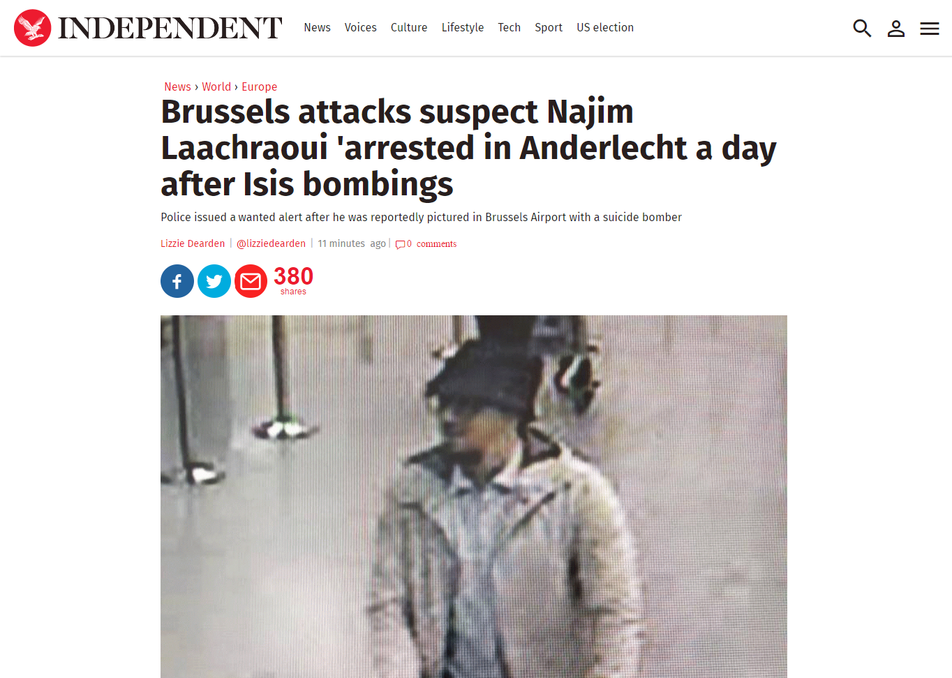 Brussels attacks suspect Najim Laachraoui 'arrested in Anderlecht a day after Isis bombings