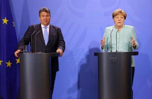 Retreat meeting of German cabinet - press conference
