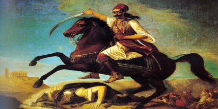 Ο Γεώργιος Καραϊσκάκης στη μάχη του Καρβασαρά 
