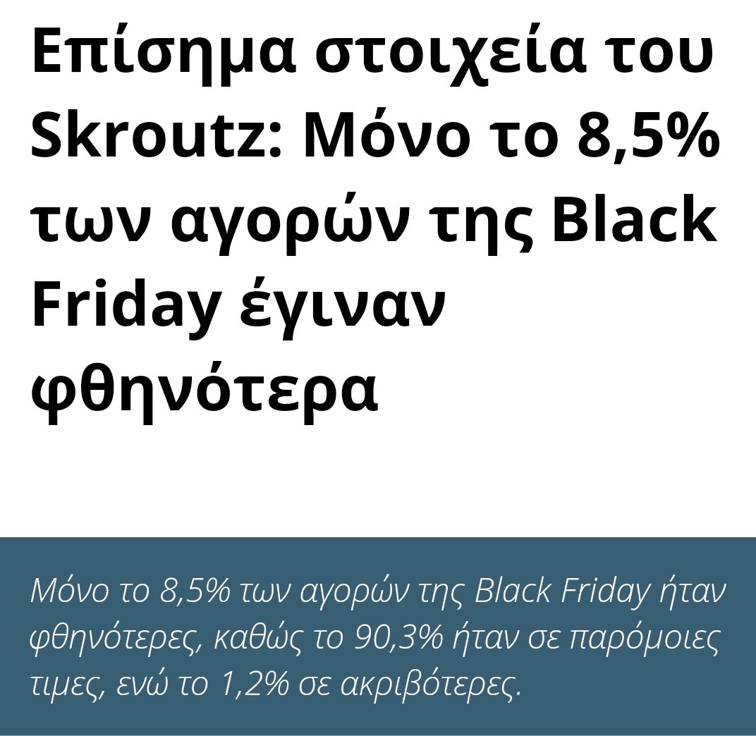 Ελληνική Black Friday. 