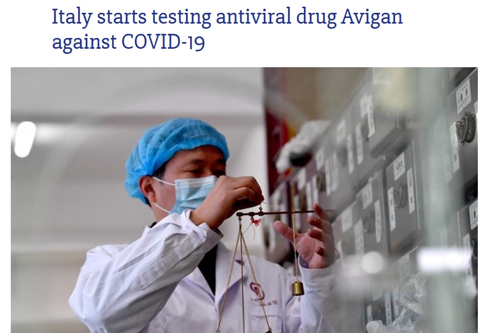 Screenshot_2020-03-25 Italy starts testing antiviral drug Avigan against COVID-19